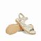 Teenmix/天美意2021夏新款商场同款石头纹魔术贴交叉一字带时装女凉鞋AZ971BL1