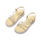 Teenmix/天美意2021夏新款商场同款细带闪钻休闲时尚女皮凉鞋CXM05BL1