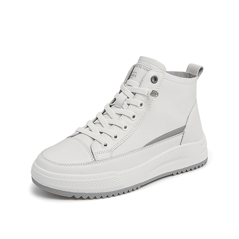 Teenmix/天美意2021冬新款商场同款小白靴运动风青春女休闲靴BB891DD1
