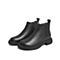 Teenmix/天美意2021冬新款商场同款英伦简约切尔西靴女皮短靴BB821DD1