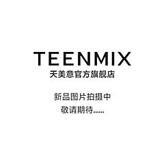 Teenmix/天美意2022春新款甜酷玛丽珍浅口坡跟厚底女皮单鞋NML10AQ2