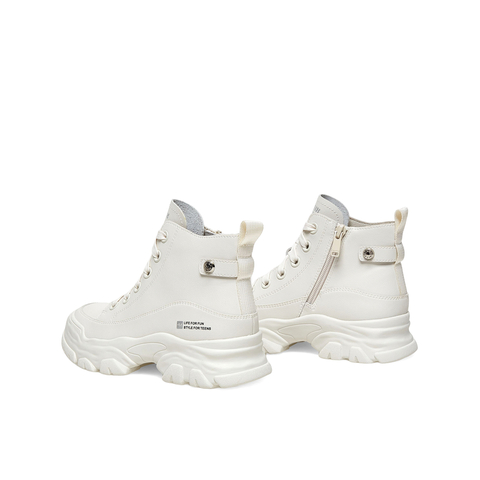 Teenmix/天美意2022冬新款商场同款厚底高帮运动风女短靴CSF41DD2