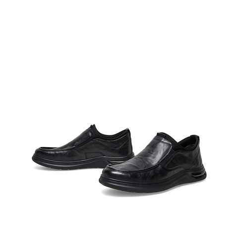 Teenmix/天美意2022冬新款商场同款舒适商务男休闲皮鞋3GI01DD2