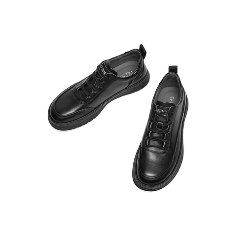 Teenmix/天美意2022冬新款商场同款简约板鞋男休闲皮鞋3HM01DM2