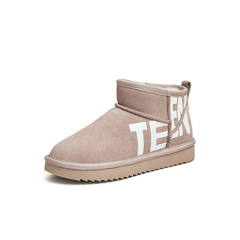 Teenmix/天美意2022冬新款潮酷字母街头风雪地靴女短靴NXD05DD2