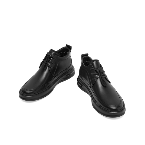 Teenmix/天美意2022冬新款商场同款商务保暖通勤男皮鞋3JA01DD2