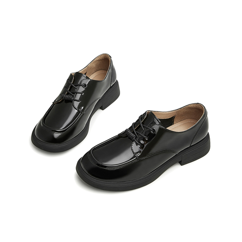 Teenmix/天美意2023春新款商场同款简约通勤单鞋女皮鞋BF741AM3