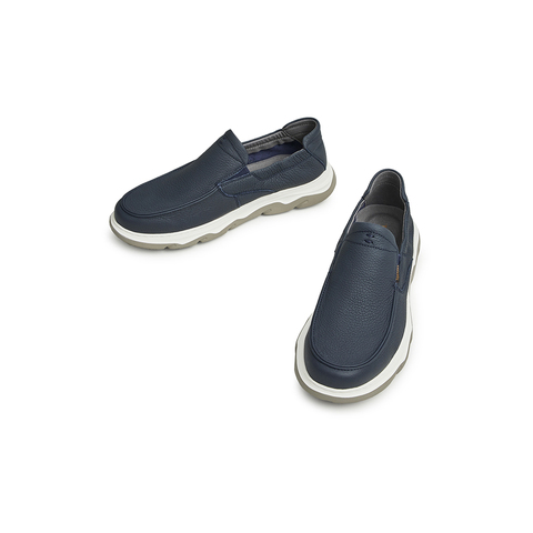 Teenmix/天美意2023春新款商场同款舒适套脚休闲男皮鞋3JC01AM3