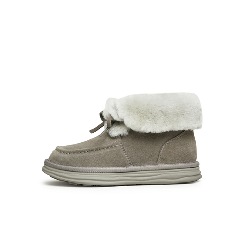 天美意2023冬新款商场同款厚底舒适保暖棉鞋女雪地靴BH701DD3