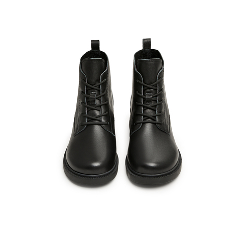 天美意2023冬新款商场同款厚底复古时装休闲短靴女靴CNG40DD3