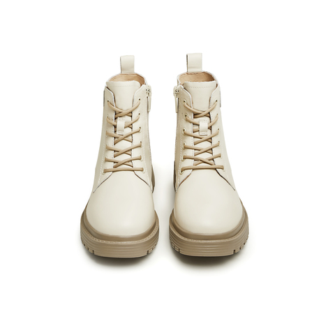 天美意2023冬新款商场同款厚底复古休闲短靴女马丁靴CUQ44DD3