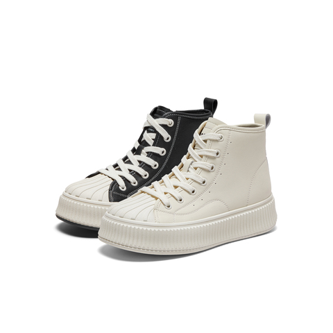 天美意2023冬新款商场同款休闲学院风板鞋时尚女休闲靴BH711DD3