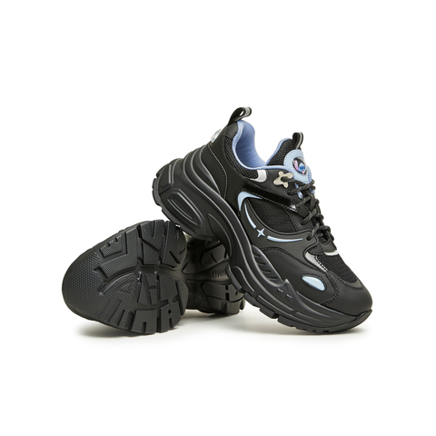 天美意2023冬新款商场同款史迪奇联名厚底老爹鞋女鞋CPU23DM3