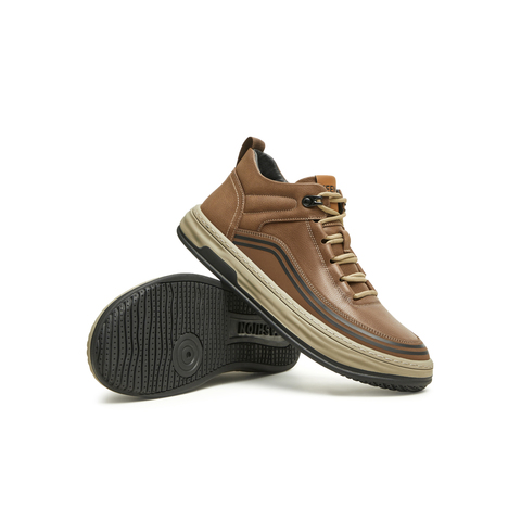 天美意2023冬新款商场同款厚底系带舒适百搭男休闲鞋3LR01DD3