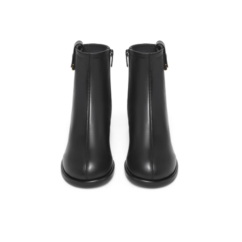 天美意2023冬新款商场同款简约优雅时装靴气质女皮靴BH561DD3