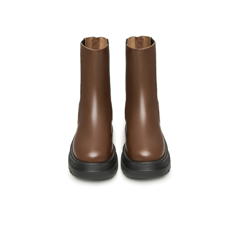 天美意2023冬新款商场同款气质简约瘦瘦靴切尔西靴女靴CNV60DZ3