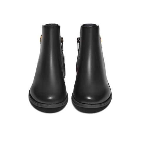 天美意2023冬新款商场同款气质优雅及踝靴简约女时装靴CO558DD3