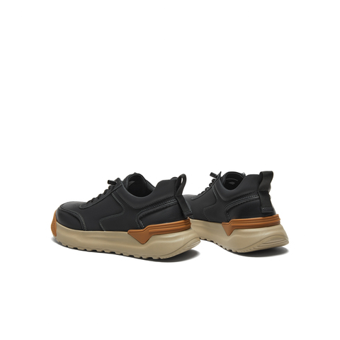 天美意2023冬新款商场同款厚底松紧带帅气百搭男休闲鞋3MN01DD3