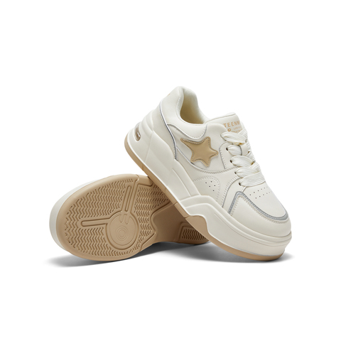 天美意2024春新款商场同款厚底简约百搭休闲鞋女板鞋BI161AM4