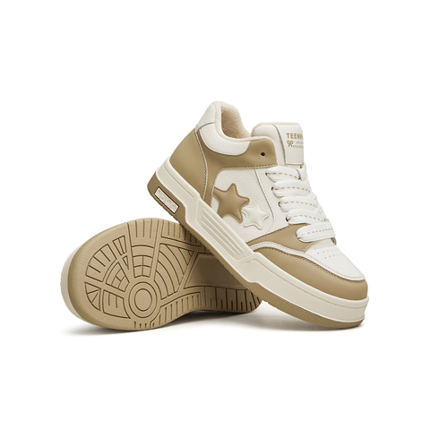 天美意2024春新款商场同款拼色活力运动休闲鞋女板鞋BI151AM4