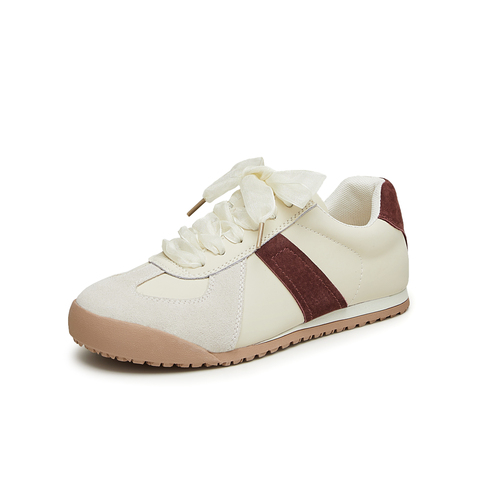 天美意2024春新款平底运动百搭复古阿甘德训鞋女休闲鞋KG007AM4