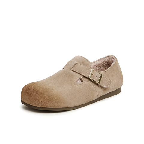 天美意2024春新款休闲百搭复古时尚小众潮流女勃肯鞋KK002AM4