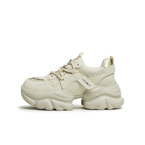 天美意2024春新款商场同款厚底街头百搭休闲鞋女老爹鞋BI631AM4