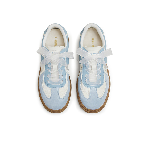 天美意2024春新款网纱透气拼色百搭时尚女阿甘德训鞋KG011AM4