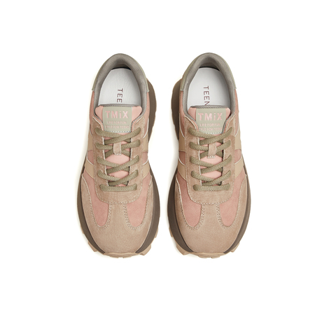 天美意2024春新款运动休闲时尚百搭保暖女阿甘德训鞋KG009AM4