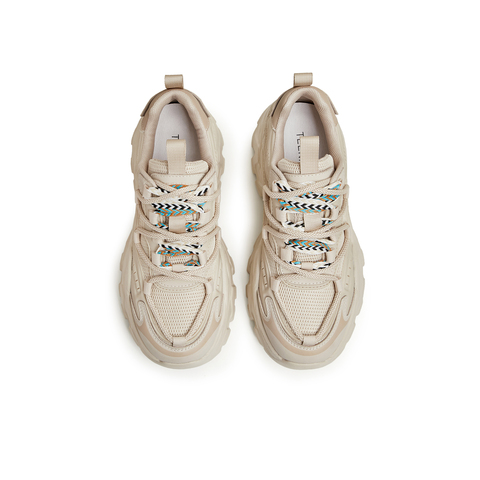 天美意2024春新款商场同款厚底增高时尚老爹鞋女休闲鞋BI131AM4