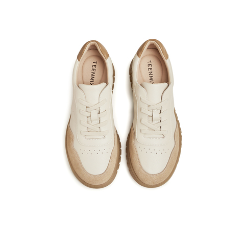 天美意2024春新款商场同款复古时尚百搭潮流女英伦鞋CMA22AM4