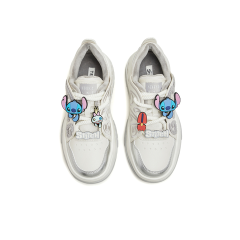 天美意2024春新款商场同款史迪奇联名面包鞋女休闲板鞋CNE20AM4