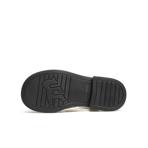 天美意2024夏新款商场同款罗马鞋舒适平底休闲女凉鞋CNM30BH4