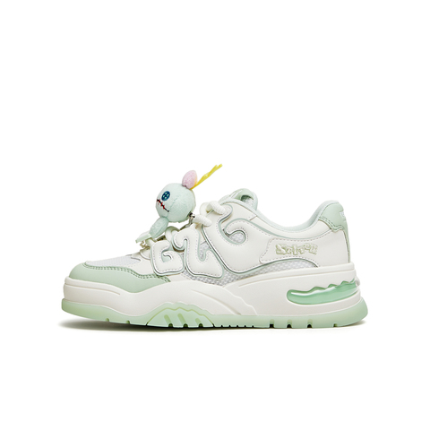 天美意2024夏新款商场同款史迪奇联名网面透气女板鞋CNE24BM4