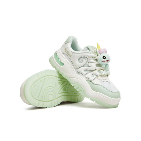 天美意2024夏新款商场同款史迪奇联名网面透气女板鞋CNE24BM4