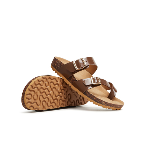 天美意2024夏新款商场同款平底时尚百搭舒适通勤女拖鞋CQQ22BT4