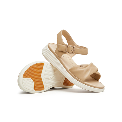 天美意2024夏新款商场同款时尚舒适平底百搭女休闲凉鞋BI951BL4