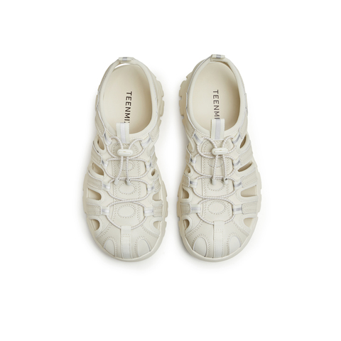 天美意2024夏新款商场同款厚底休闲镂空罗马鞋女凉鞋CRI43BH4