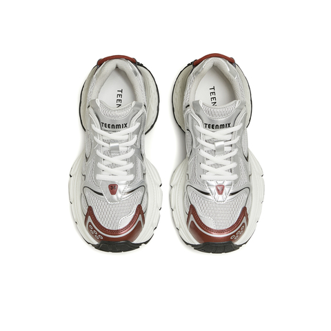 天美意2024秋新款复古百搭系带运动休闲厚底女老爹鞋KD042CM4