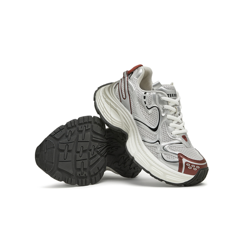 天美意2024秋新款复古百搭系带运动休闲厚底女老爹鞋KD042CM4