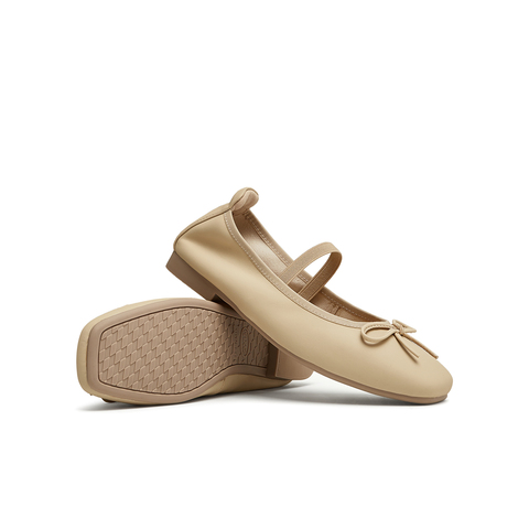 天美意2024秋新款商场同款休闲平底单鞋女芭蕾玛丽珍鞋BJ661CQ4