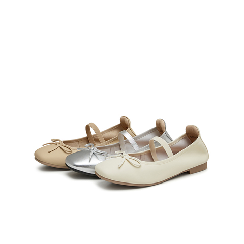 天美意2024秋新款商场同款休闲平底单鞋女芭蕾玛丽珍鞋BJ661CQ4
