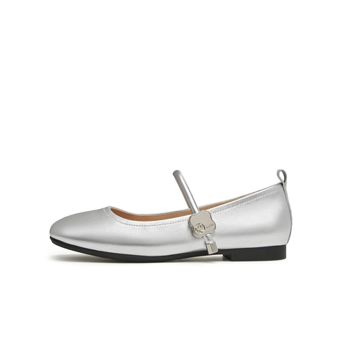 天美意2024秋新款商场同款平底舒适复古女学院玛丽珍鞋CRR38CQ4