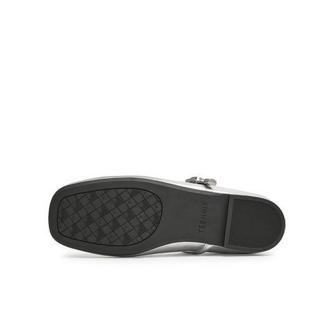 天美意2024秋新款商场同款平底舒适复古女学院玛丽珍鞋CRR38CQ4