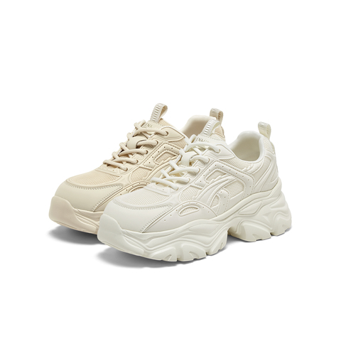 天美意2024秋新款网面透气厚底增高运动休闲女老爹鞋BI231CM4