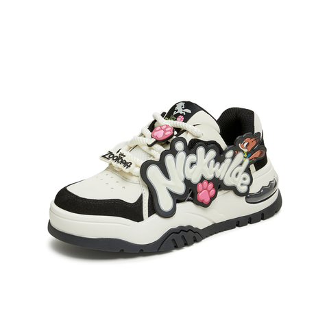 天美意2024冬新款商场同款疯狂动物城联名面包鞋女板鞋CNE29DM4