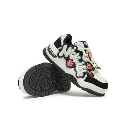 天美意2024冬新款商场同款疯狂动物城联名面包鞋女板鞋CNE29DM4