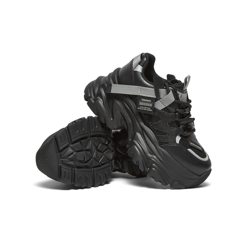 天美意2024冬新款商场同款厚底潮酷时尚休闲鞋女老爹鞋CJ820DM4