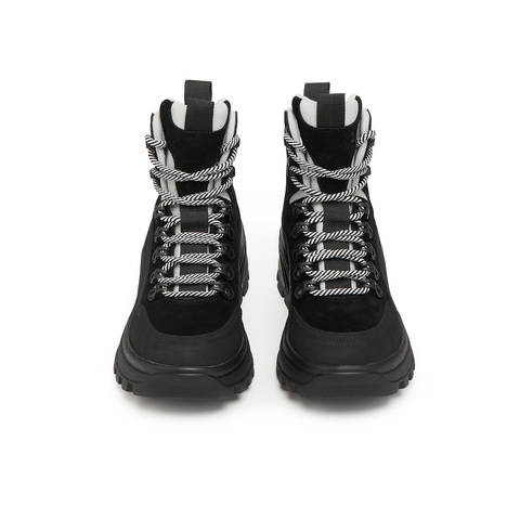 天美意2024冬新款商场同款厚底运动休闲工装户外靴女靴BK081DD4