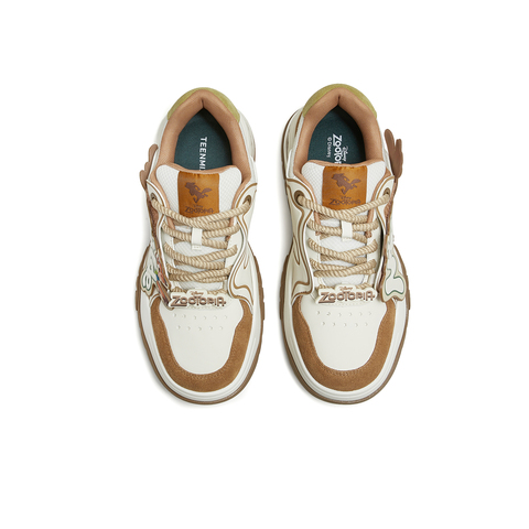 天美意2024冬新款商场同款疯狂动物城联名面包鞋男板鞋C3G03DM4